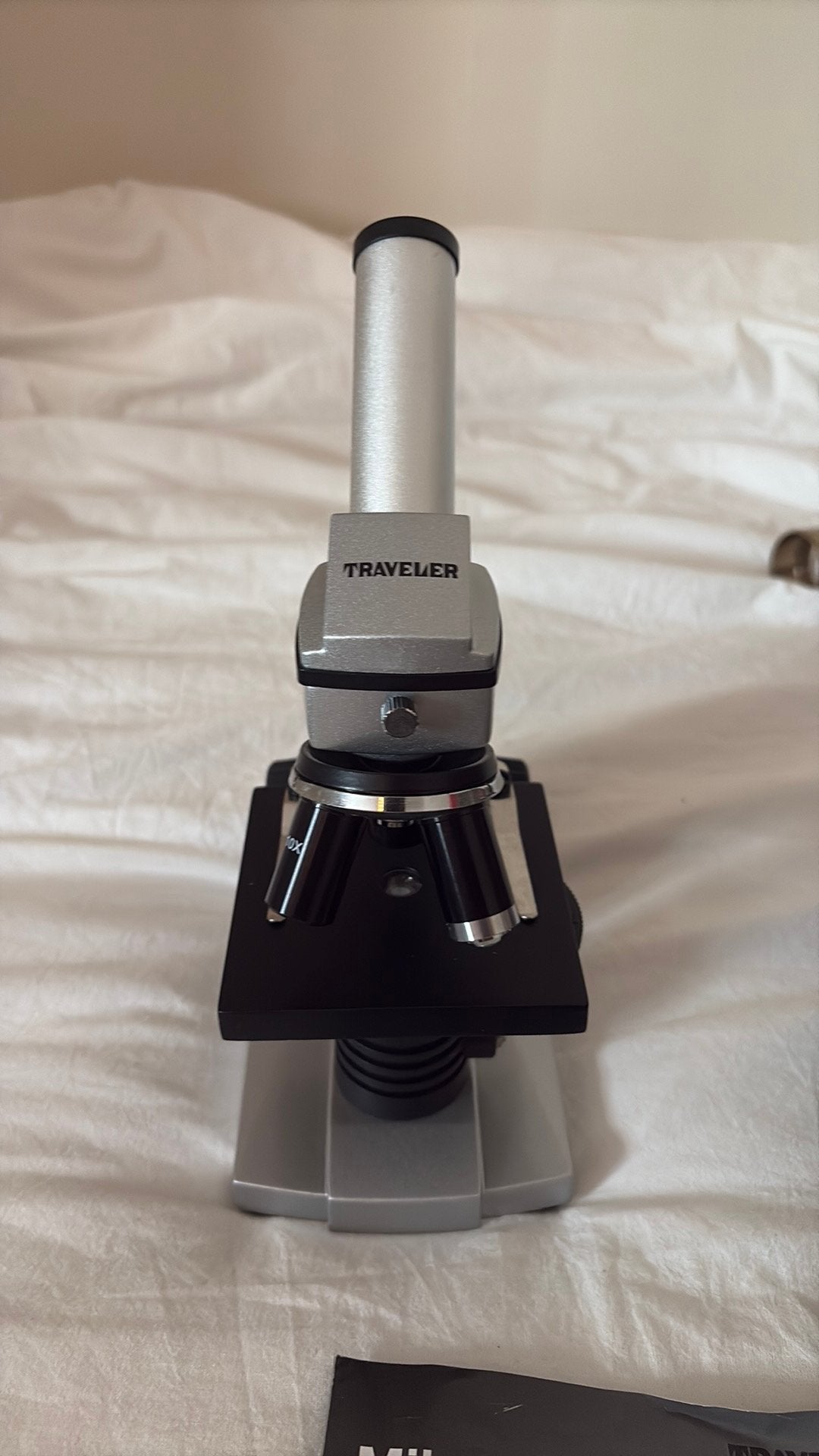 Traveler Mikroskop 40x-1024x Vergroting met Accessoires, Audio, Tv en Foto, Optische apparatuur | Microscopen, Ophalen of Verzenden