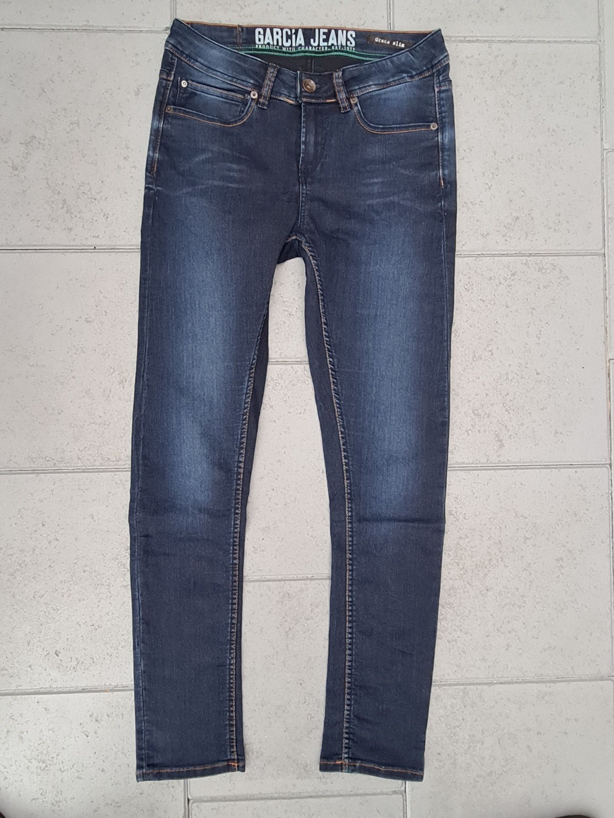 NIEUW Garcia Jeans mt 29 Grace Slim, Ophalen, Nieuw, Blauw, W28 - W29 (confectie 36)
