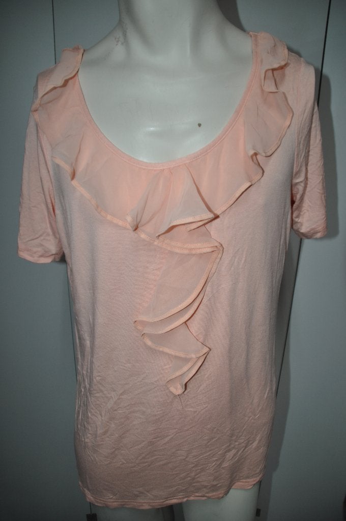 GHi47 Zalm Tshirt maat 44, Kleding | Dames, T-shirts, Maat 42/44 (L), Ophalen of Verzenden, Zo goed als nieuw, Korte mouw