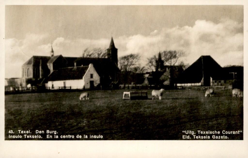 Texel Den Burg # 49, Verzenden, 1920 tot 1940, Gelopen, Waddeneilanden