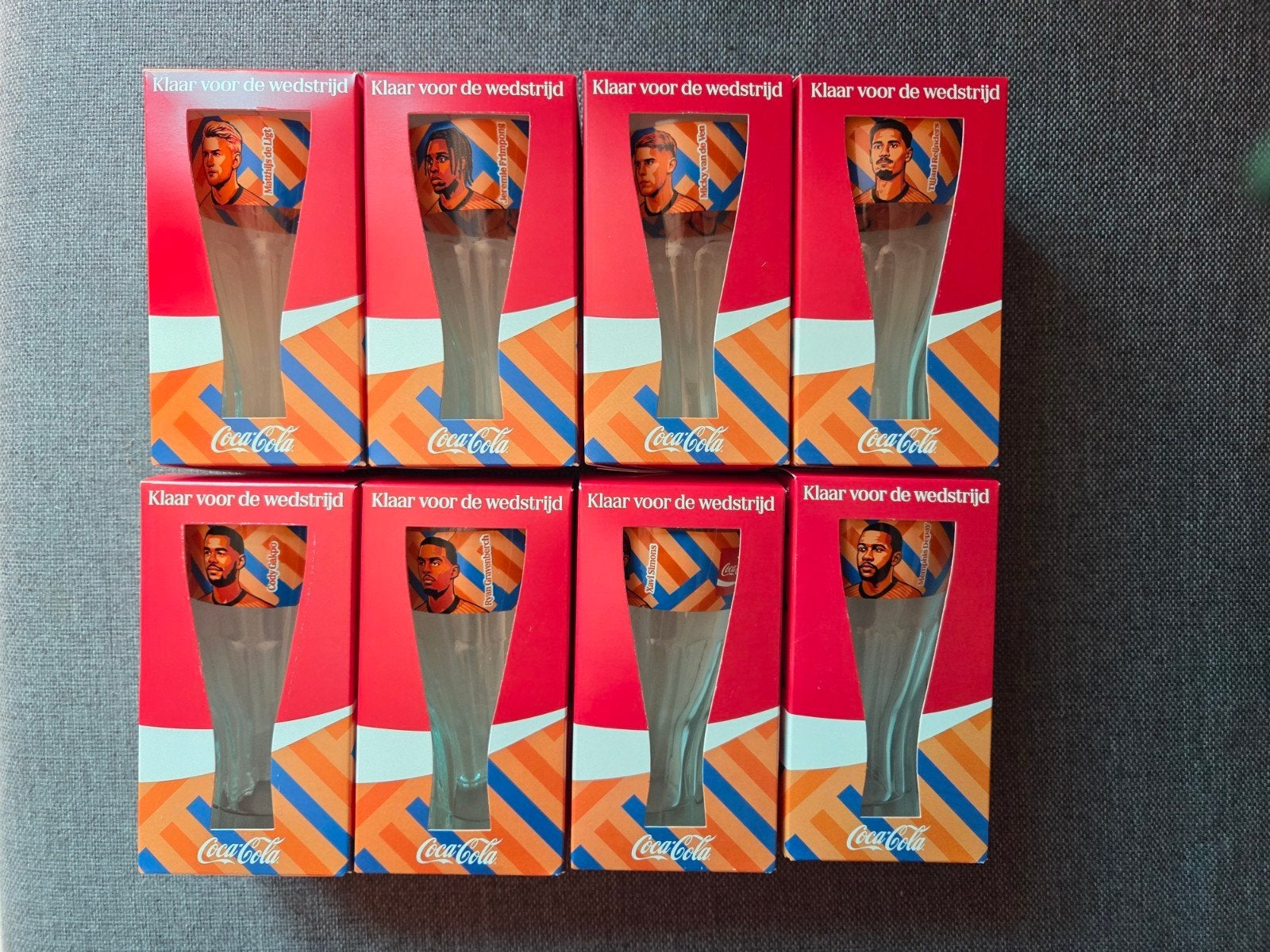 Coca-Cola Glazen WK 2026 Oranje Collectie - 8 verschillende, Ophalen of Verzenden, Nieuw