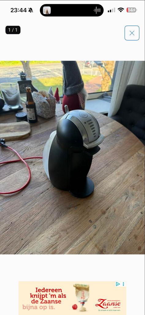 Nescafé Dolce Gusto xl koffiezetapparaat - Opvangbakje mist, Witgoed en Apparatuur, Koffiezetapparaten, Ophalen, Gebruikt, Koffiemachine