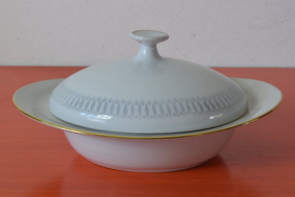 Retro vintage porseleinen Winterling botervloot, Overige merken, Overige typen, Vintage, Ophalen of Verzenden
