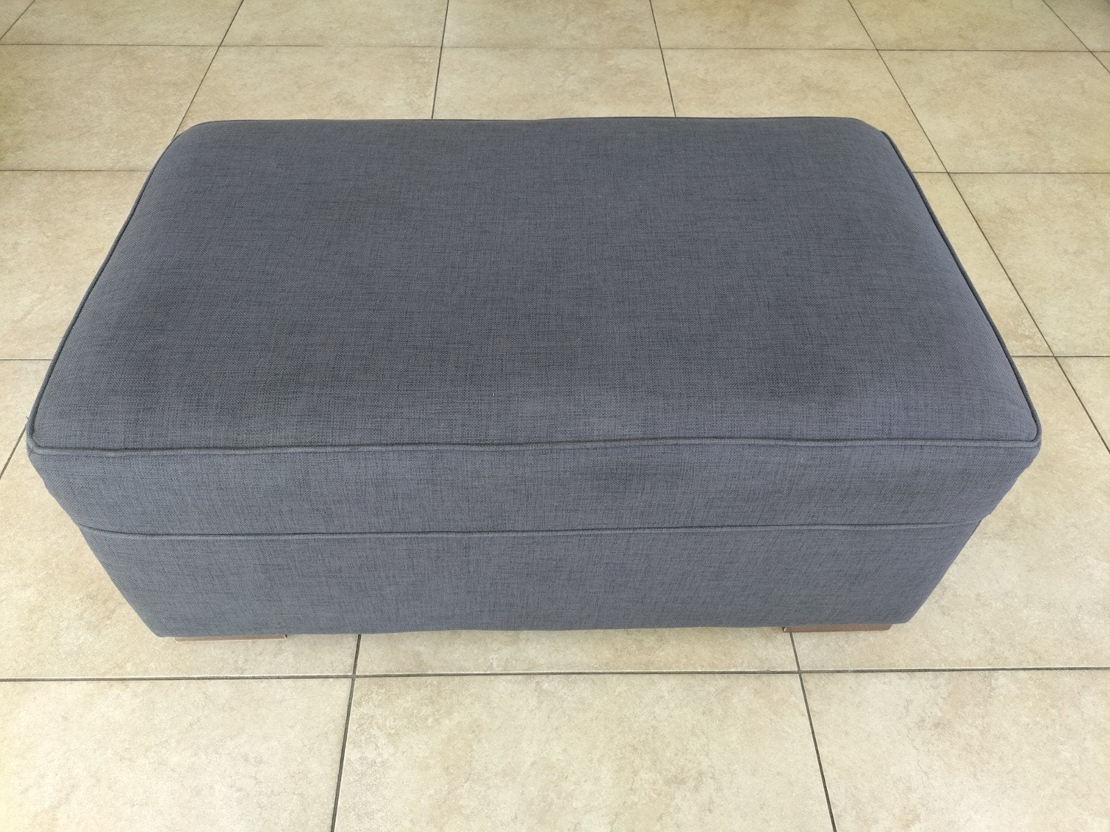 Antracietgrijze Hocker - 103x63x47 cm, Ophalen, Gebruikt, 50 tot 75 cm, 100 tot 125 cm