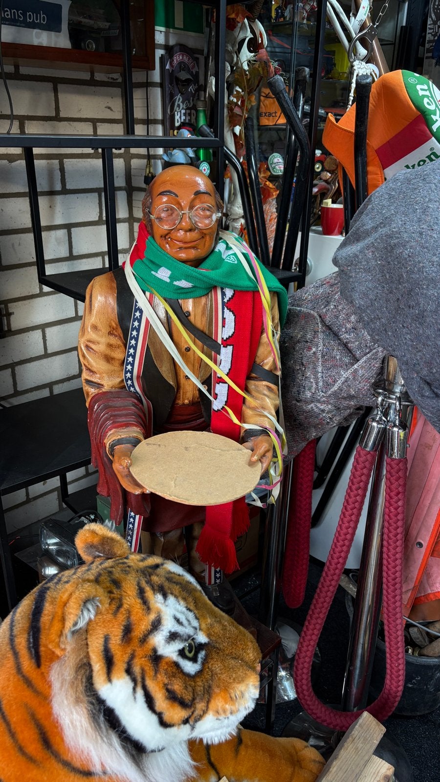 Decoratieve Ober Man Beeld, Ophalen of Verzenden, Gebruikt