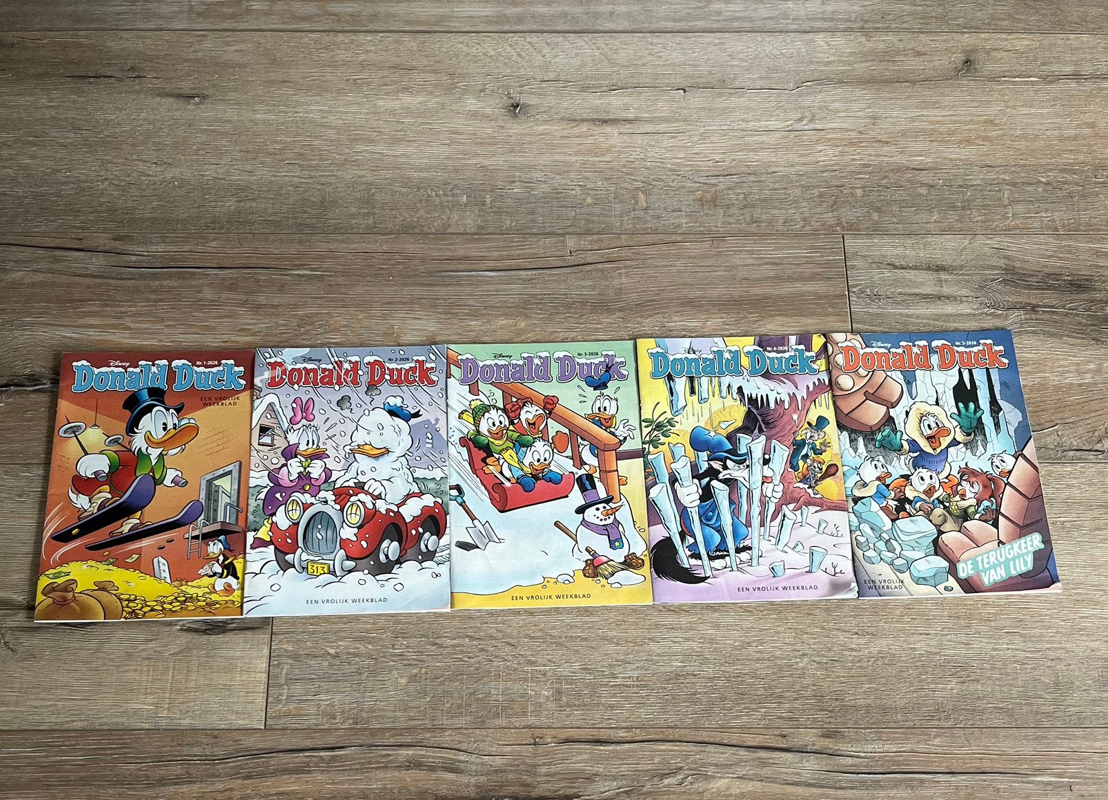Donald Duck, Meerdere stripboeken, Ophalen, Gelezen