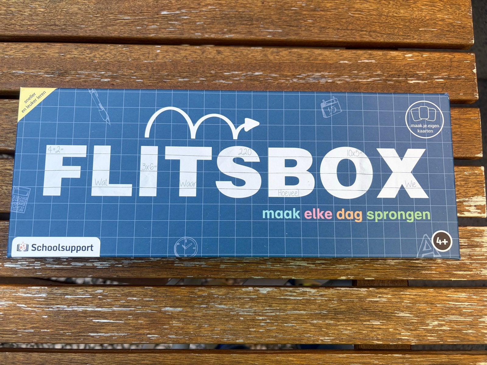 Flitsbox: Maak elke dag sprongen - Schoolsupport, Een of twee spelers, Ophalen of Verzenden, Nieuw