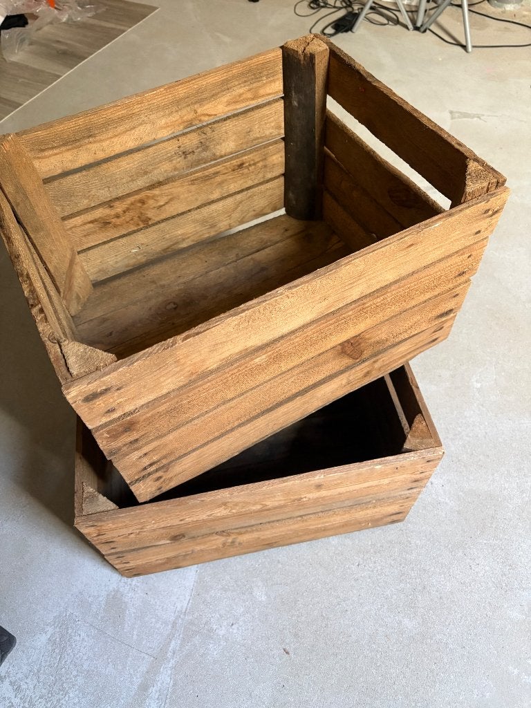 Fruitkisten 4 stuks, Ophalen, Minder dan 50 cm