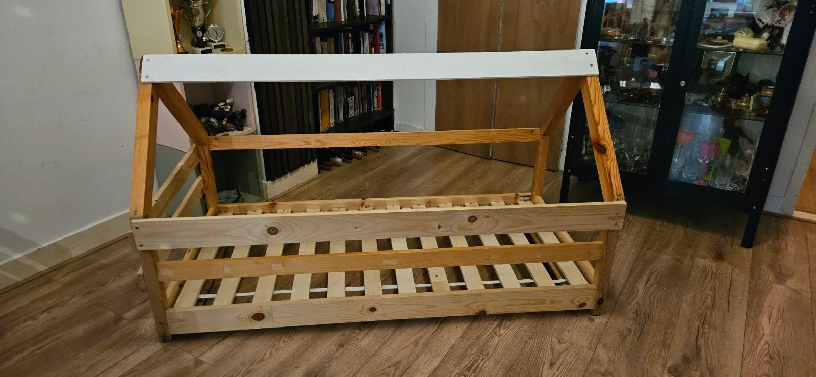 Kinderbed lattenbodem 140x 70, Kinderen en Baby's, Kinderkamer | Bedden, Gebruikt, 70 tot 85 cm, Lattenbodem, 140 tot 160 cm