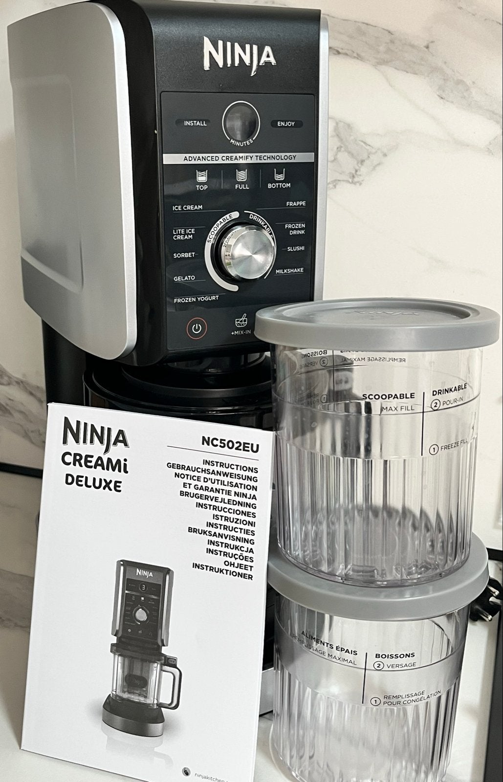 Ninja Creami Deluxe NC502EU IJsmachine/Blender, Ophalen, Nieuw, Blender