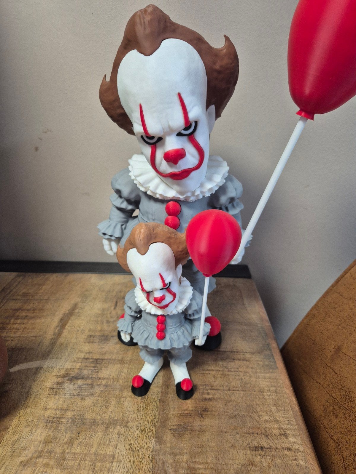 pennywise 20cm 3d geprint, Ophalen of Verzenden, Nieuw, Beeldje of Poppetje