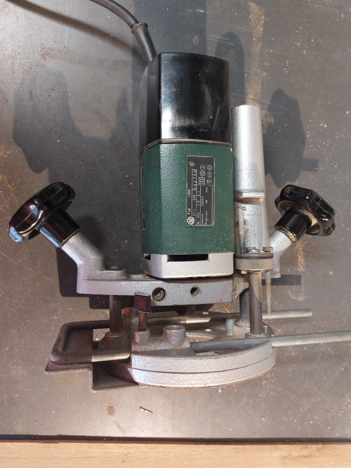 Metabo bovenfrees expert 4380 - Zo goed als nieuw, Ophalen of Verzenden, Zo goed als nieuw, Bovenfrees, Metabo