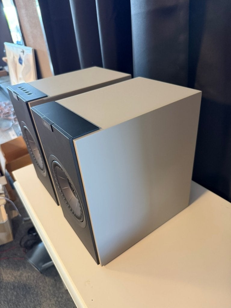 Te koop: KEF Coda W Draadloze HiFi Speakers – Nickel Grey, Audio, Tv en Foto, Luidsprekers, 150 watt of meer, Ophalen of Verzenden