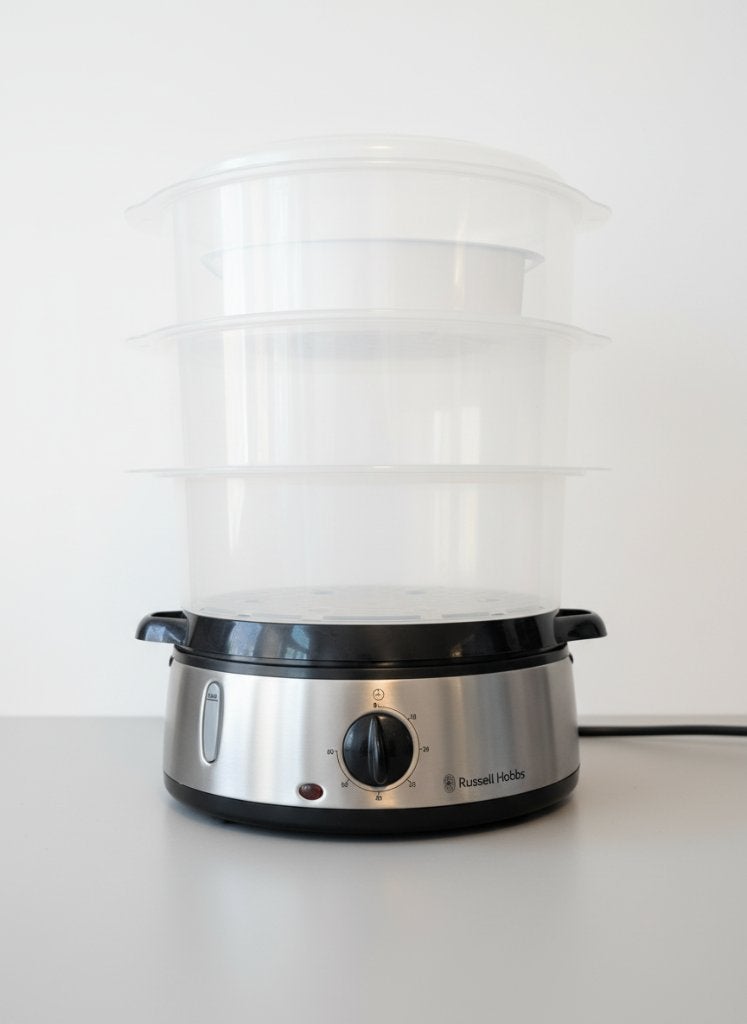 Russell Hobbs Cook@Home Stoomkoker met 3 stoomschalen, Ophalen, Vaatwasmachinebestendig, Gebruikt