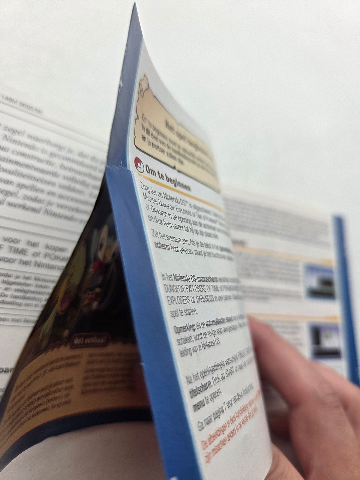 Pokémon Mystery Dungeon Explorers of Time - Handleiding, Spelcomputers en Games, Nintendo, Gebruikt, Ophalen of Verzenden, Role Playing Game (Rpg)