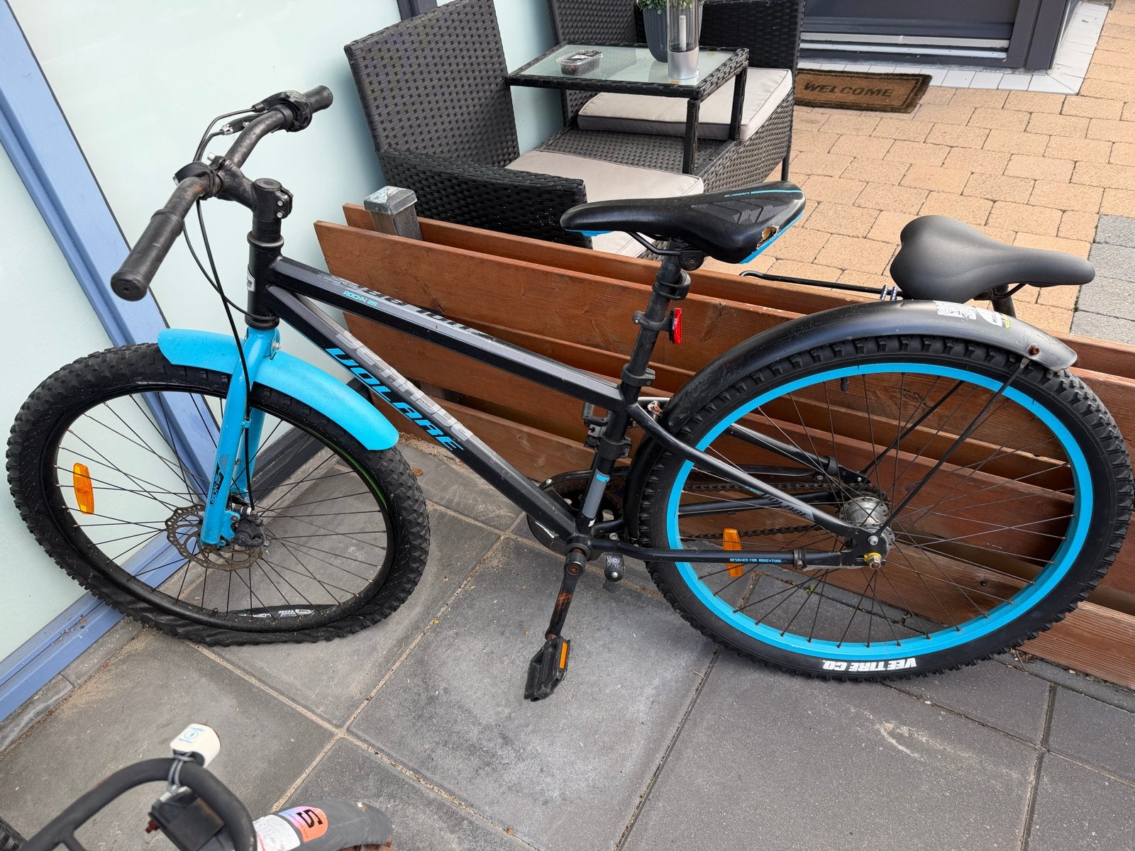 Volare Rocky 26 inch jongensfiets - Zwart/Blauw, Ophalen, Gebruikt, 26 inch of meer, Versnellingen