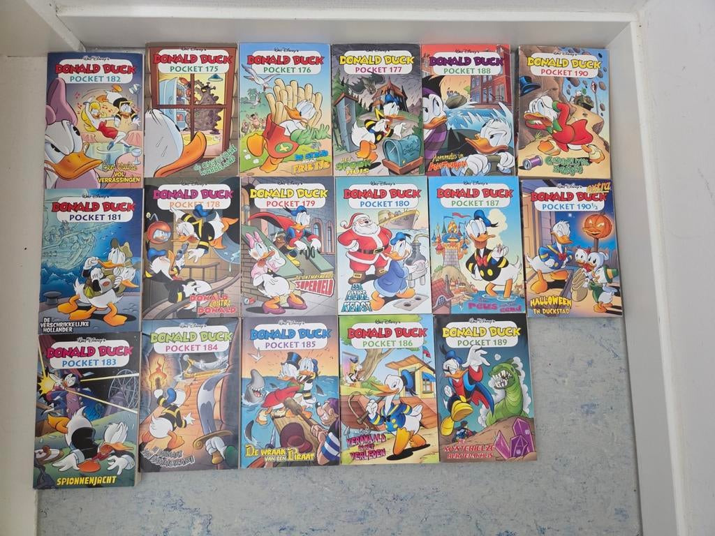 Donald Duck Pockets - Grote collectie (175-190), Boeken, Meerdere stripboeken, Ophalen of Verzenden, Gelezen, Walt Disney