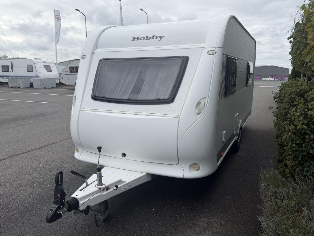 Hobby 460 LU Enkele bedden,Rondzit, Rondzit, Hobby, Bedrijf, 2 aparte bedden