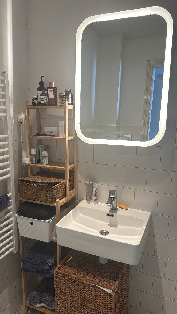 Ikea Storjorm badkamer spiegel, Ophalen, Zo goed als nieuw, 75 tot 100 cm, Minder dan 100 cm