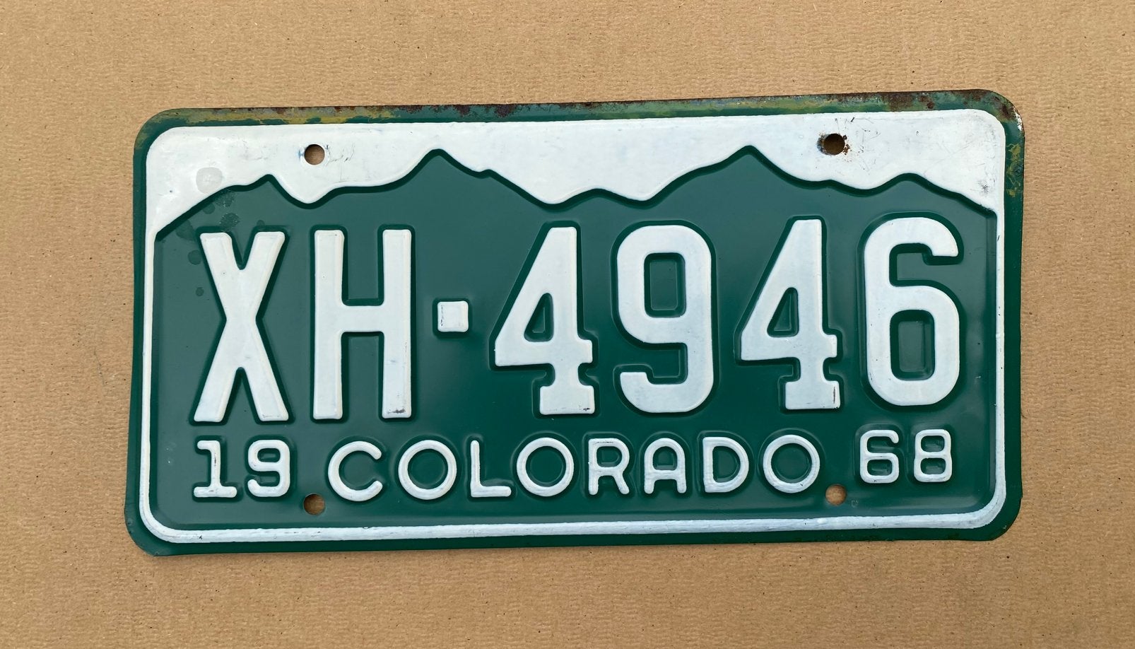 Kentekenplaat USA Colorado, Verzamelen, Ophalen of Verzenden, Gebruikt, Auto's