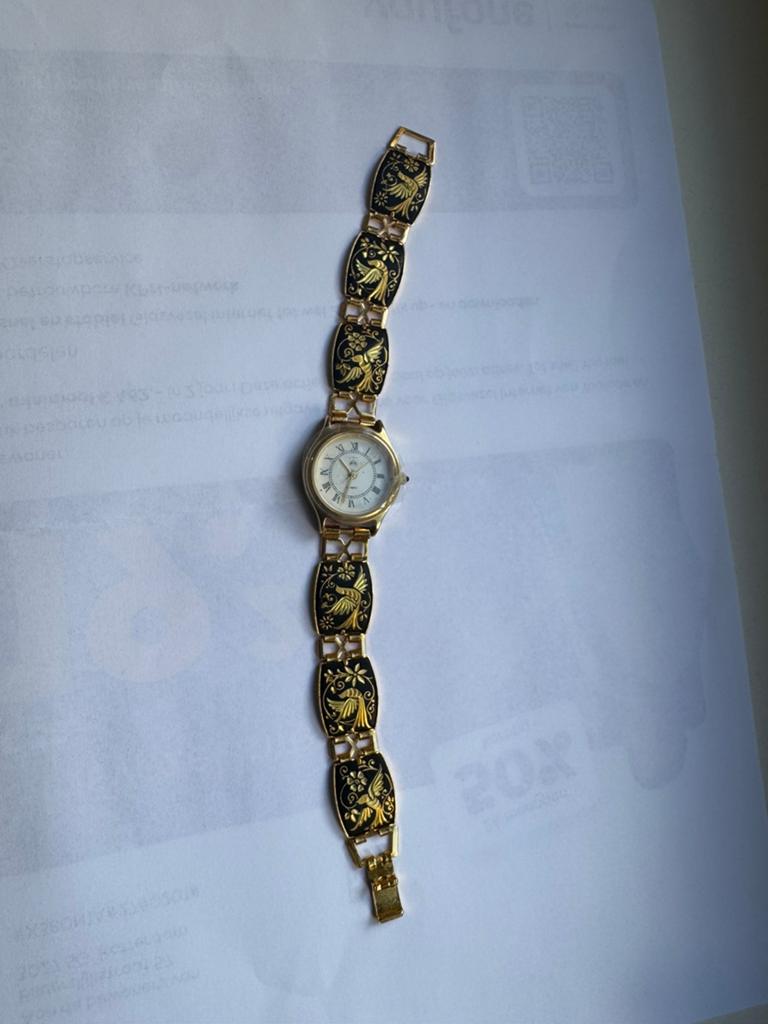 Toledo Gouden Horloge met Uniek Design, Overige merken, Polshorloge, Nieuw, Ophalen of Verzenden