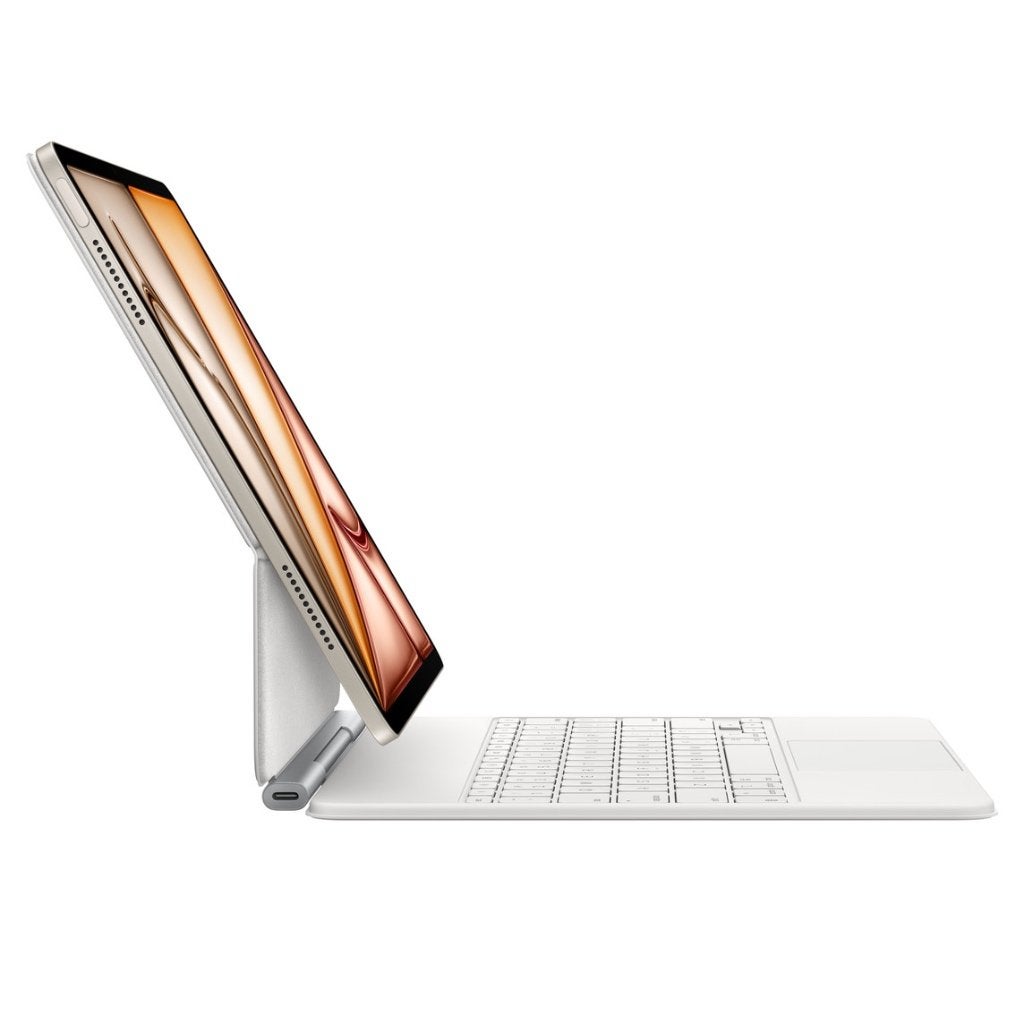 iPad Magic Keyboard White - Nederlands Model A3340, Computers en Software, Tablet-hoezen, 13 inch of meer, Nieuw, Bescherming voor- en achterkant