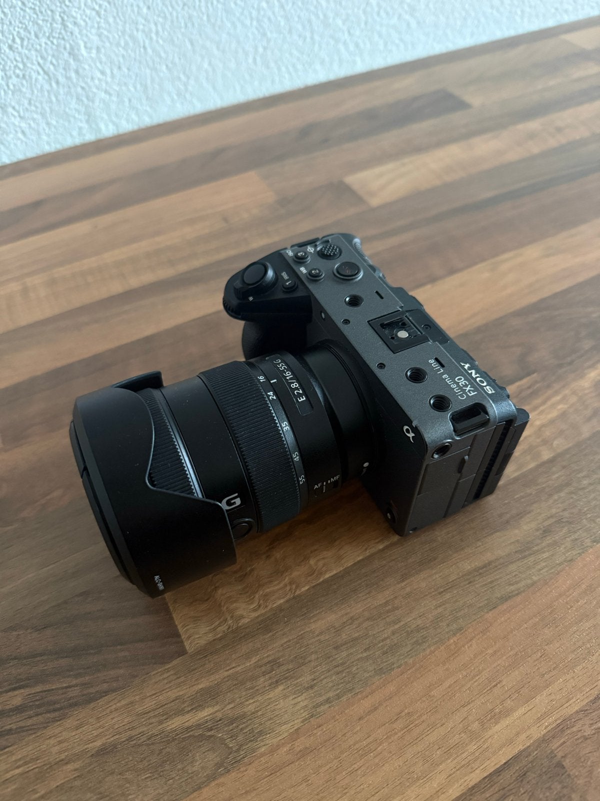 Sony FX30 Cinema Line met 16-55mm f/2.8 G-Master lens, Ophalen, Zo goed als nieuw, Sony, 20x of meer