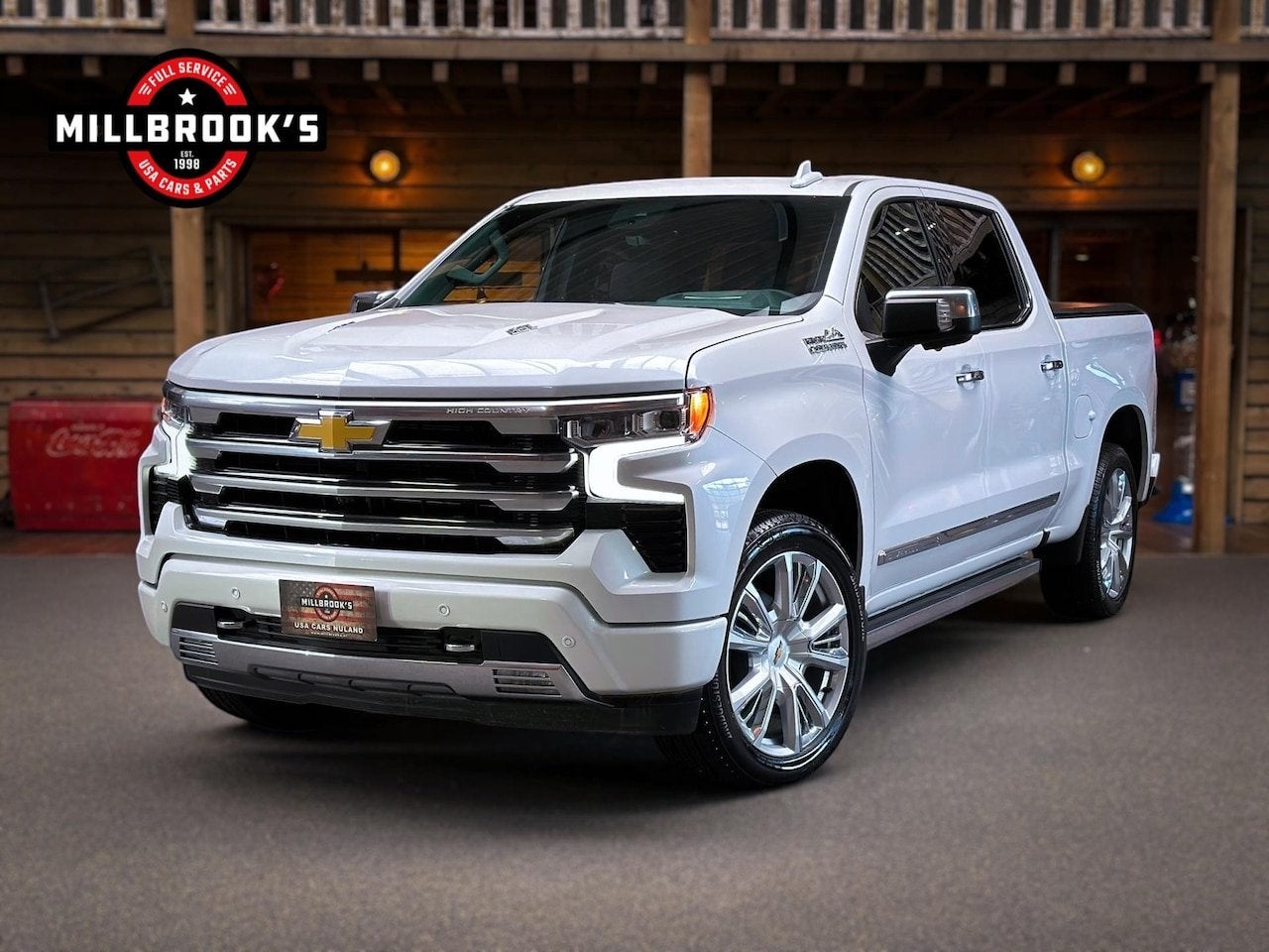 Chevrolet Silverado high country 6.2 V8 Demo Opruiming BPM V, 8 cilinders, 4 stoelen, Leder, Nieuw