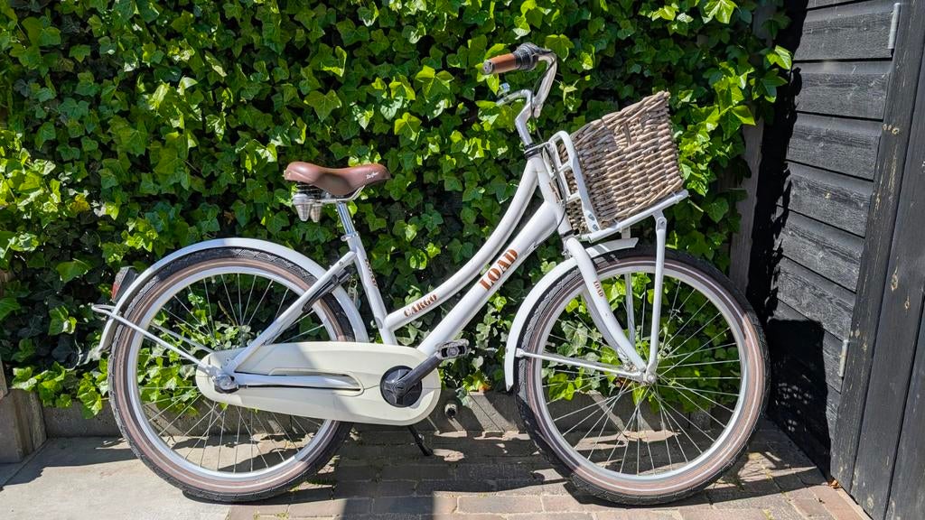 Witte Cargo Load kinderfiets 24 inch, Ophalen, Cargo Load, Gebruikt, Terugtraprem