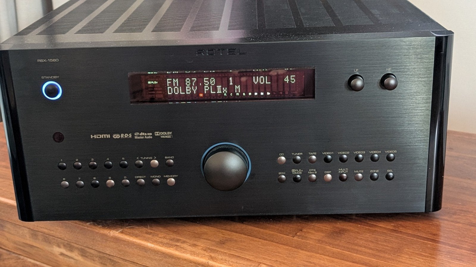 Rotel RSX 1560 Surround Sound Receiver ZGAN, Overige merken, Ophalen of Verzenden, Zo goed als nieuw, 120 watt of meer