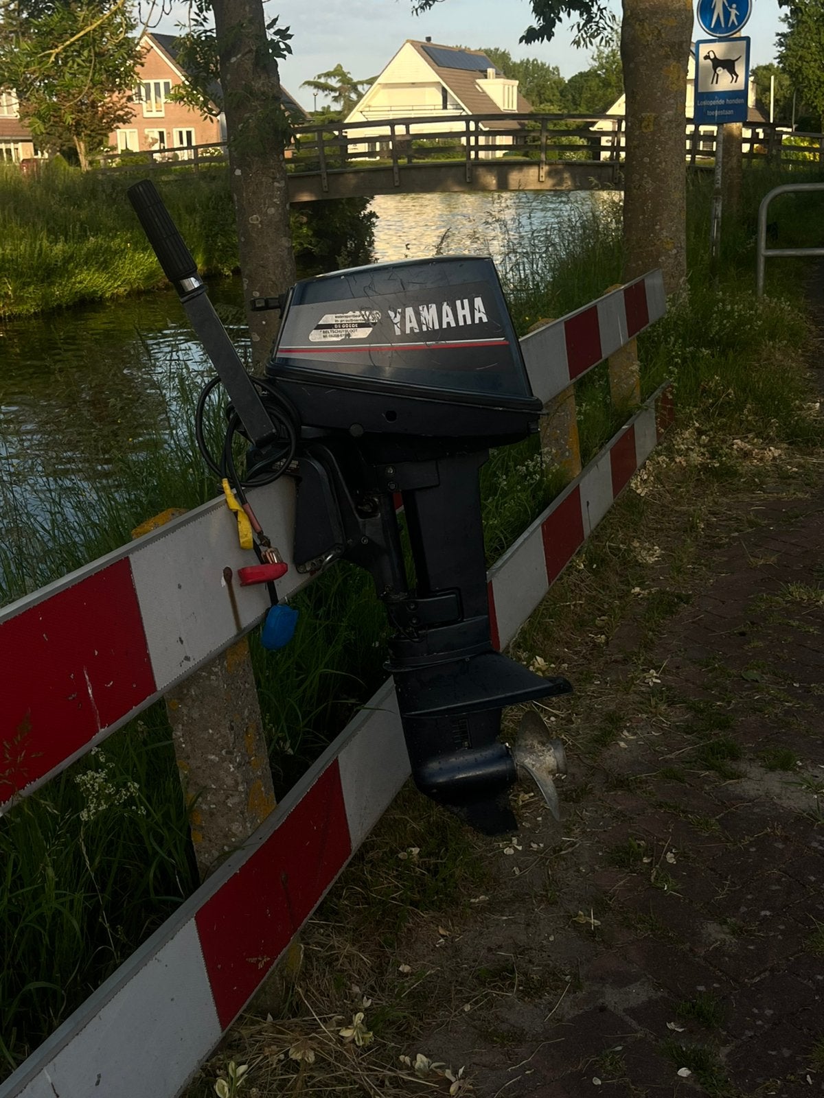 Yamaha 8 pk kortstaart elektrische start, Watersport en Boten, Ophalen, Zo goed als nieuw, Motor en Techniek