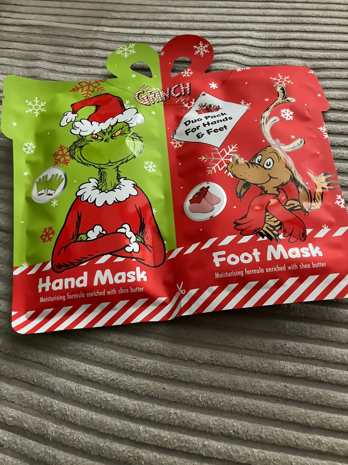 Nieuw the grinch voeten en handmasker kerst, Ophalen of Verzenden
