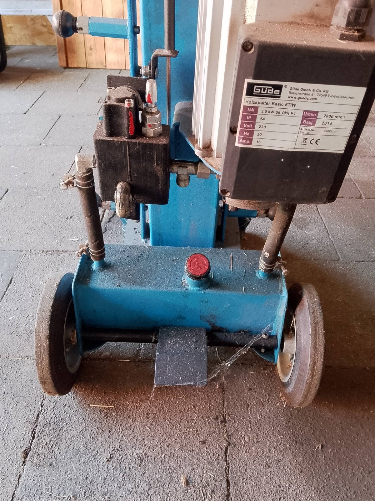 Güde Houtklover Basic 6T/W - 2014 model opknapper, Ophalen