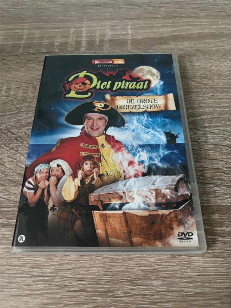 Dvd Piet Piraat - De Grote Griezelshow, Avontuur, Gebruikt, Alle leeftijden, Ophalen of Verzenden