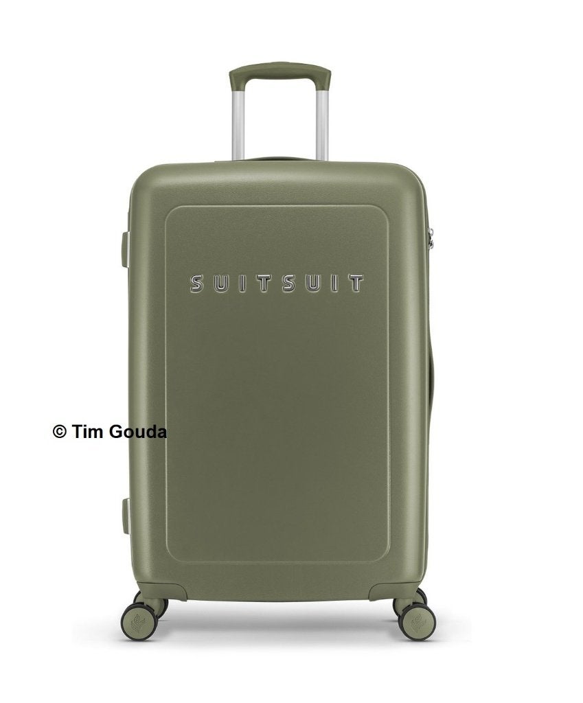 ✅ SUITSUIT Natura Dark Olive koffer 76 cm - NIEUW, Hard kunststof, 45 tot 55 cm, Nieuw, Ophalen of Verzenden