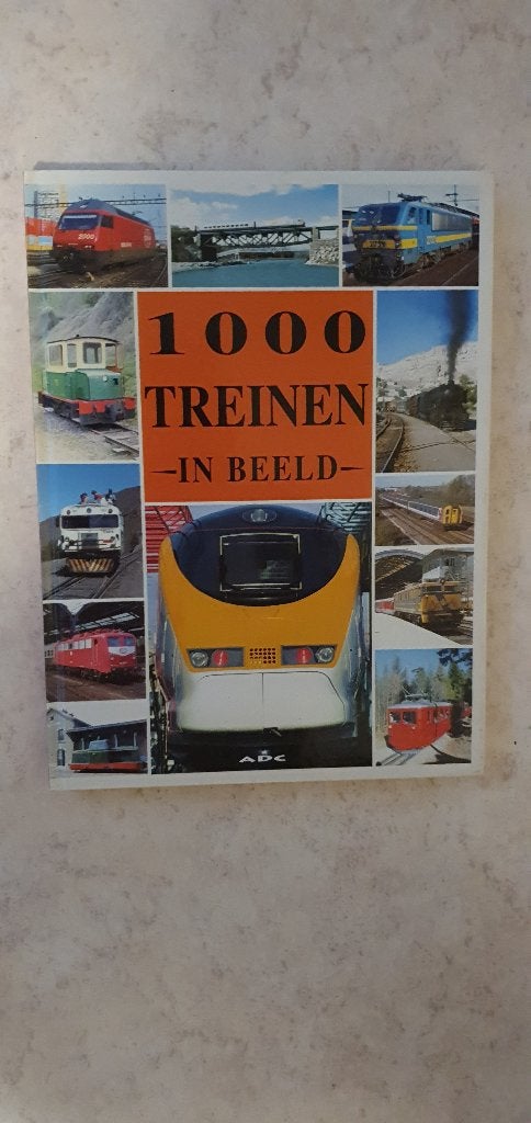 boek 1000 treinen in beeld nog als nieuw, Boeken, Ophalen of Verzenden, Zo goed als nieuw, Andre papazin, Trein