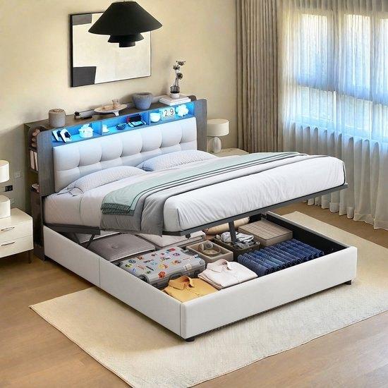 Opbergbed Double Bed – Bed Frame – Boxspring – Bedkast, Corvance B.V., Verzenden, Nieuw, Corvancebol@gmail.com