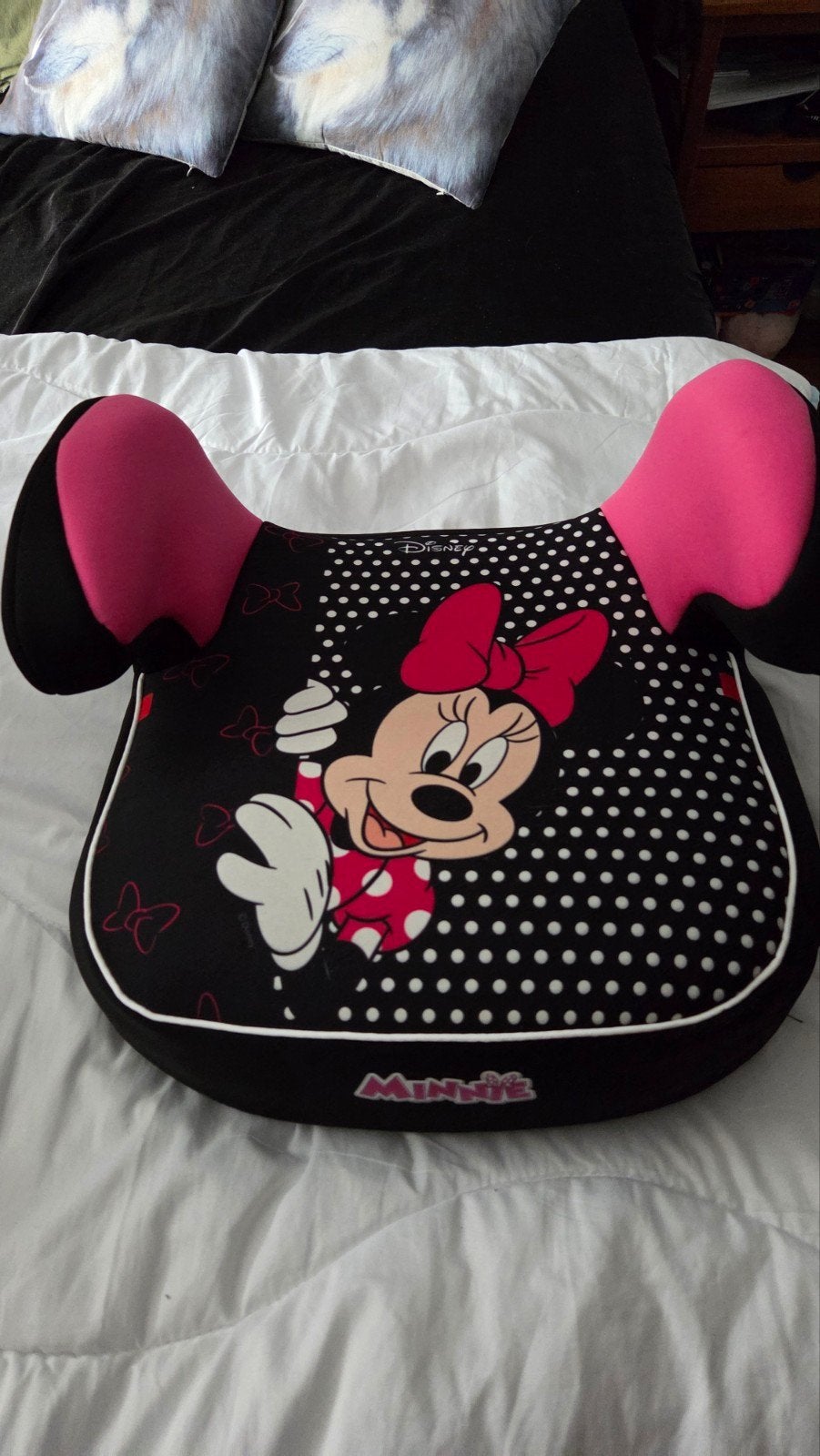 Disney Minnie Mouse Zitverhoger - Goede Staat, Autogordel, 15 t/m 36 kg, Zo goed als nieuw, Ophalen
