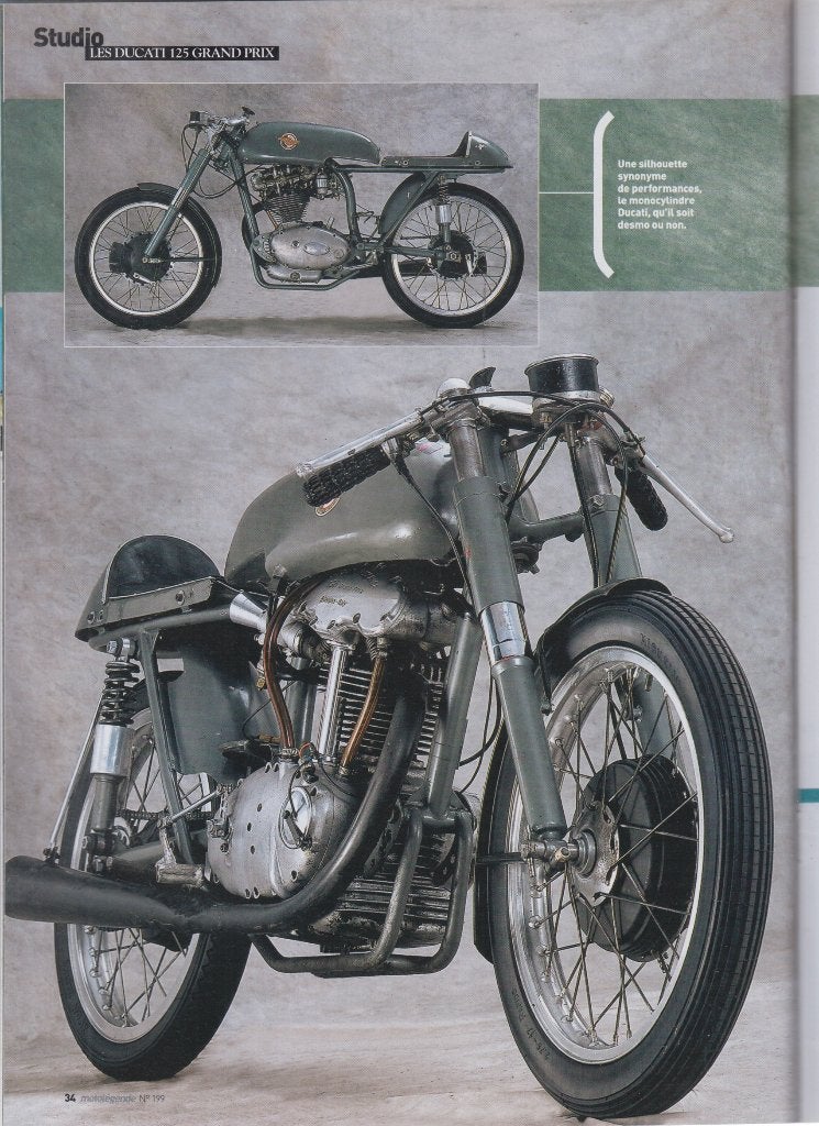 1956 Motorcycle Ducati 125 Bialbero Grand Prix competition, Verzenden, Gelezen