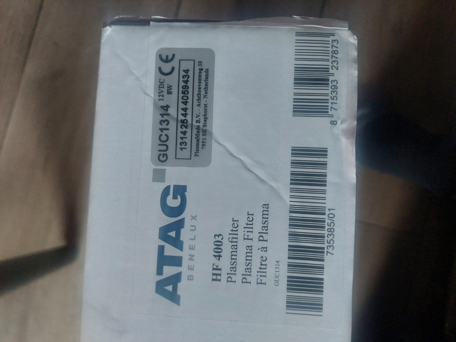 ATAG HF 4003 Plasmafilter GUC1314 - Nieuw in doos, Overige typen, Nieuw, Ophalen of Verzenden, Inbouw
