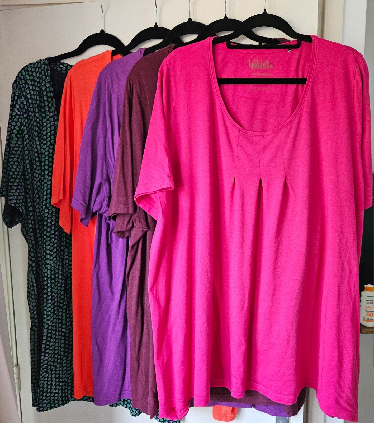 5 ulla popken shirts mt.54/56, Ophalen of Verzenden, Zo goed als nieuw, Shirt of Top