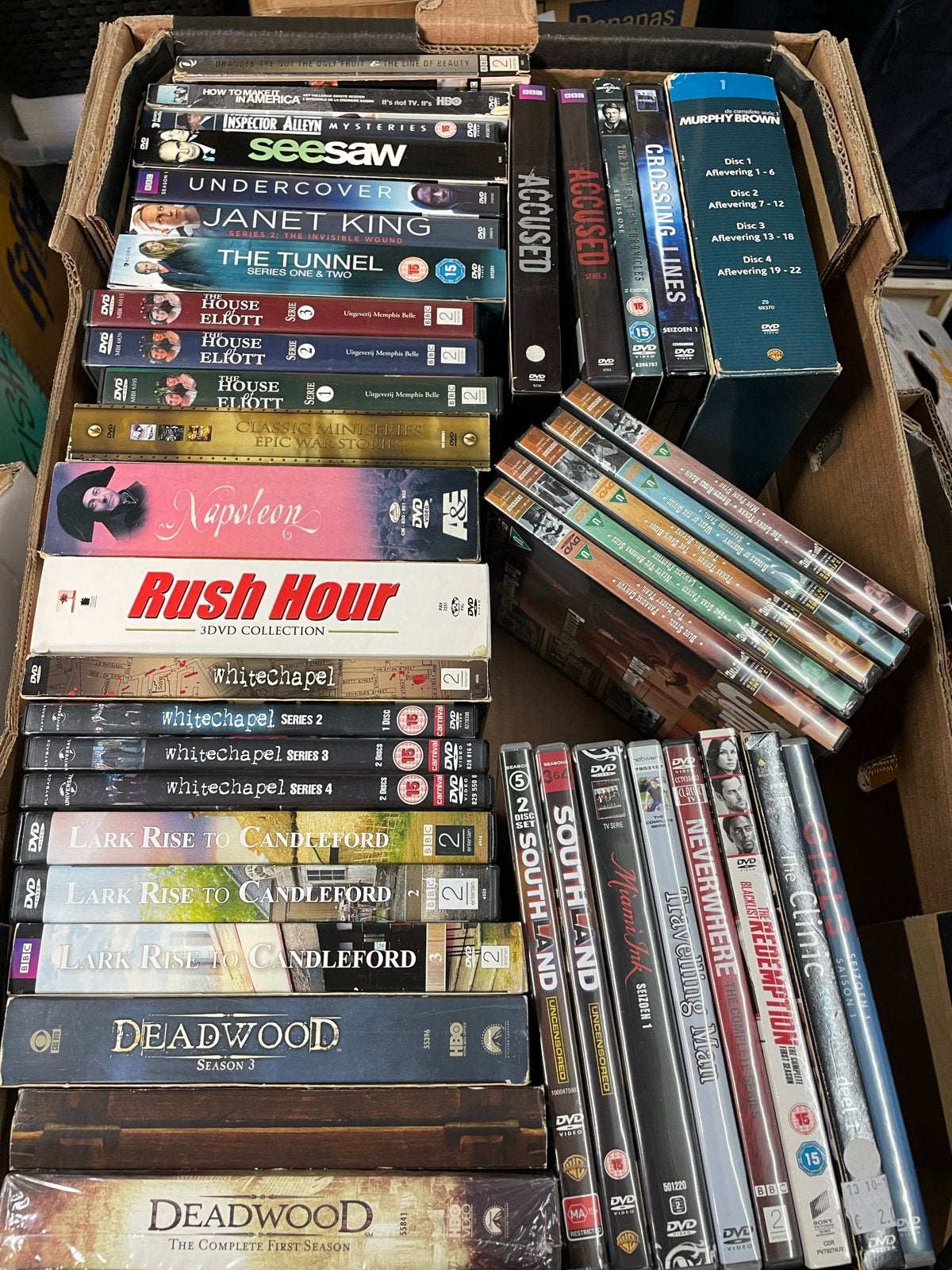 Grote collectie diverse DVD series - Actie, Drama, Sci-Fi, Vanaf 16 jaar, Overige genres, Ophalen of Verzenden, Zo goed als nieuw