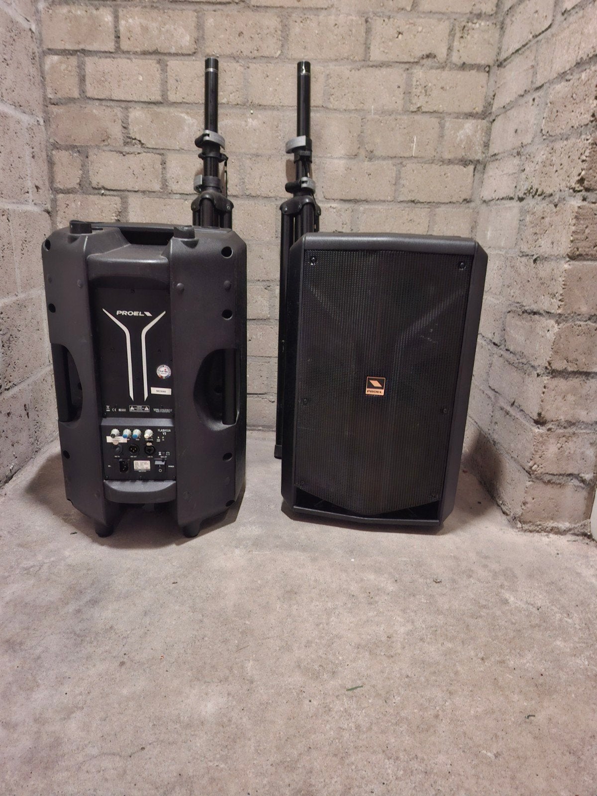 proel flash 12a V2 actieve speakerset, Ophalen, Zo goed als nieuw, Overige merken