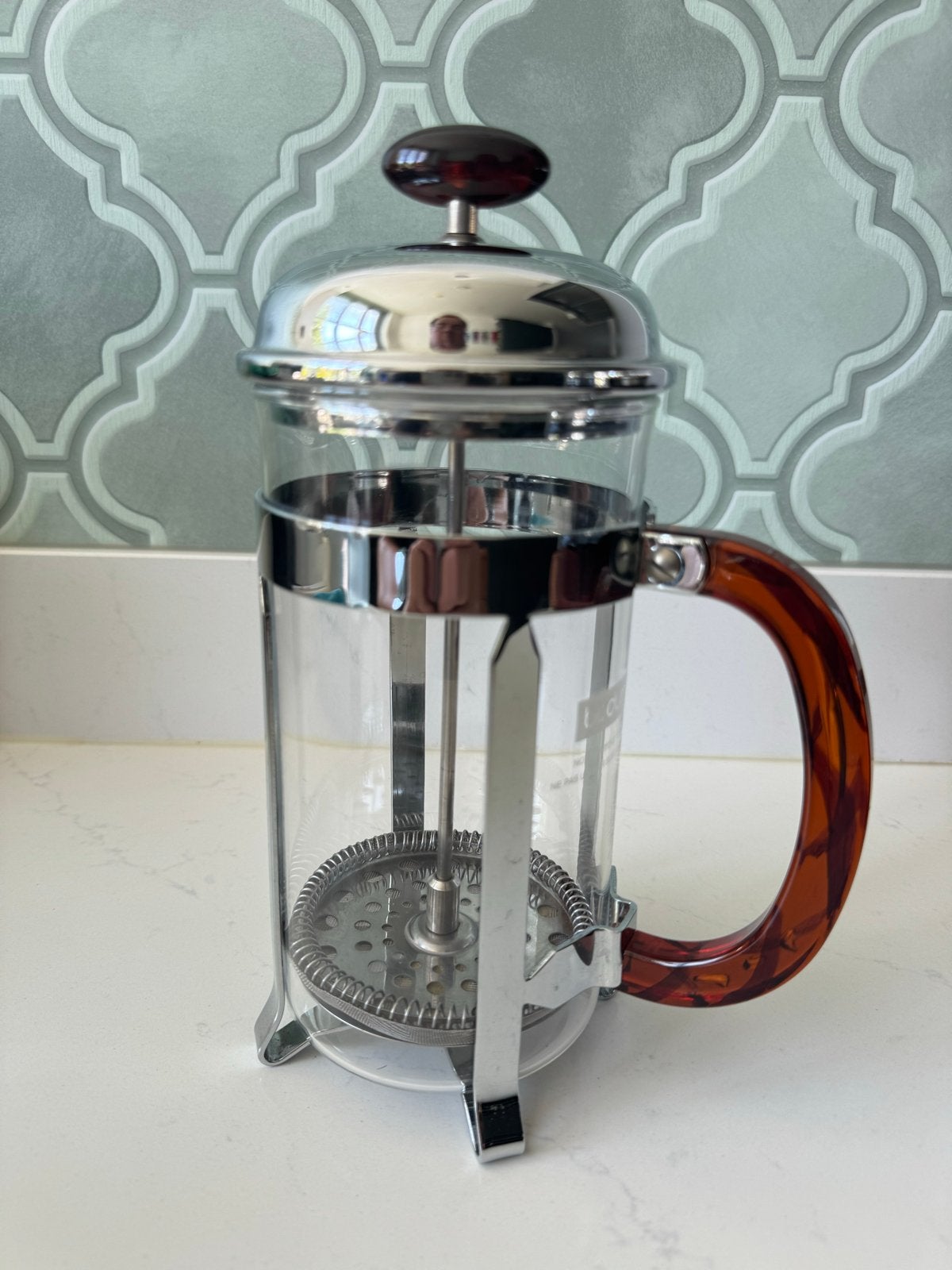 Bodum French Press - 2-3 kops koffiezetter, Huis en Inrichting, Zilver, Bodum, Ophalen of Verzenden, Glas