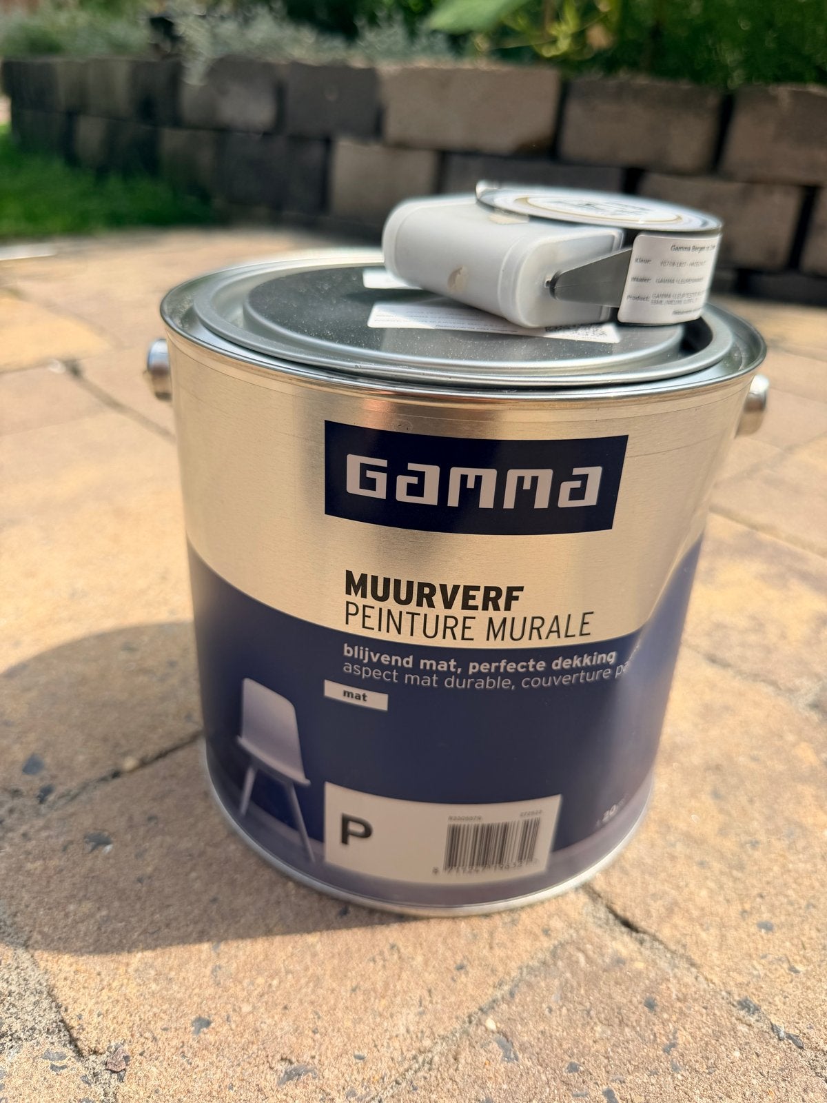 Gamma Muurverf Mat Hazelnoot 2.5L, Ophalen, Bruin, Nieuw, Verf