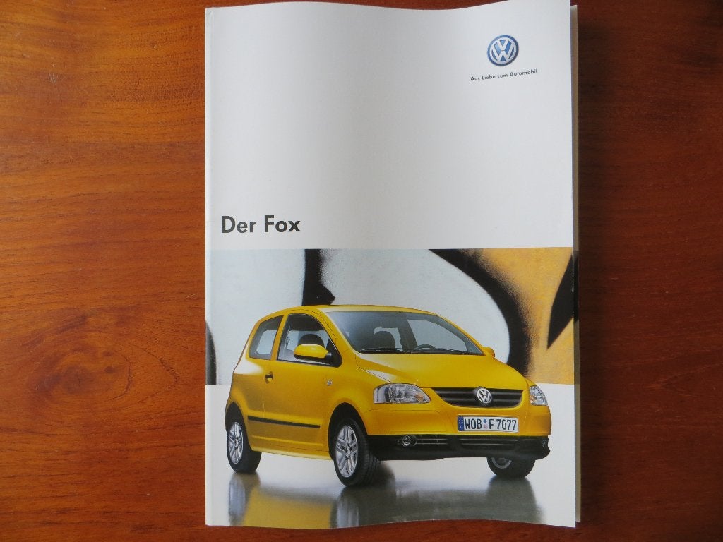 Volkswagen Fox (dec. 2006) met bijlage, Ophalen of Verzenden, Nieuw, Volkswagen