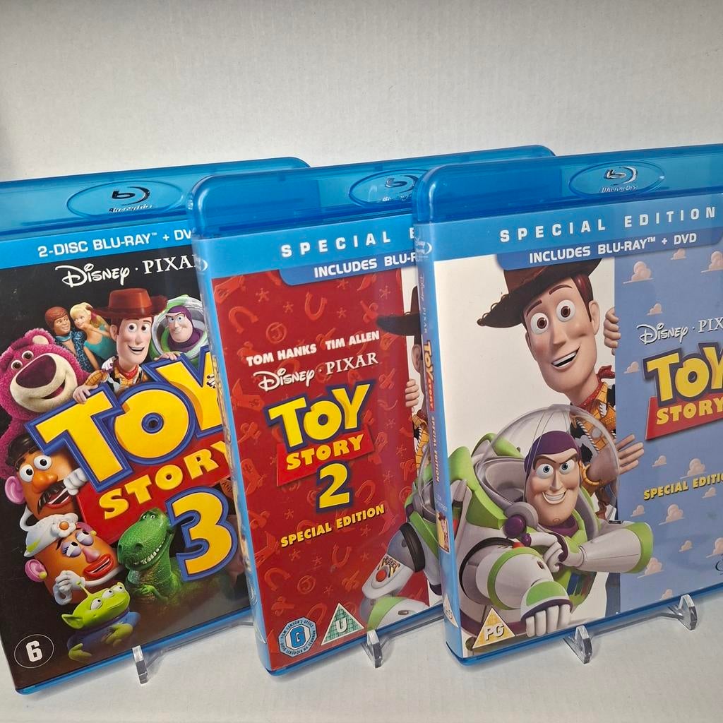 Toy Story 1, 2 & 3 Blu-ray Special Edition setprijs, Cd's en Dvd's, Blu-ray, Zo goed als nieuw, Tekenfilms en Animatie, Boxset