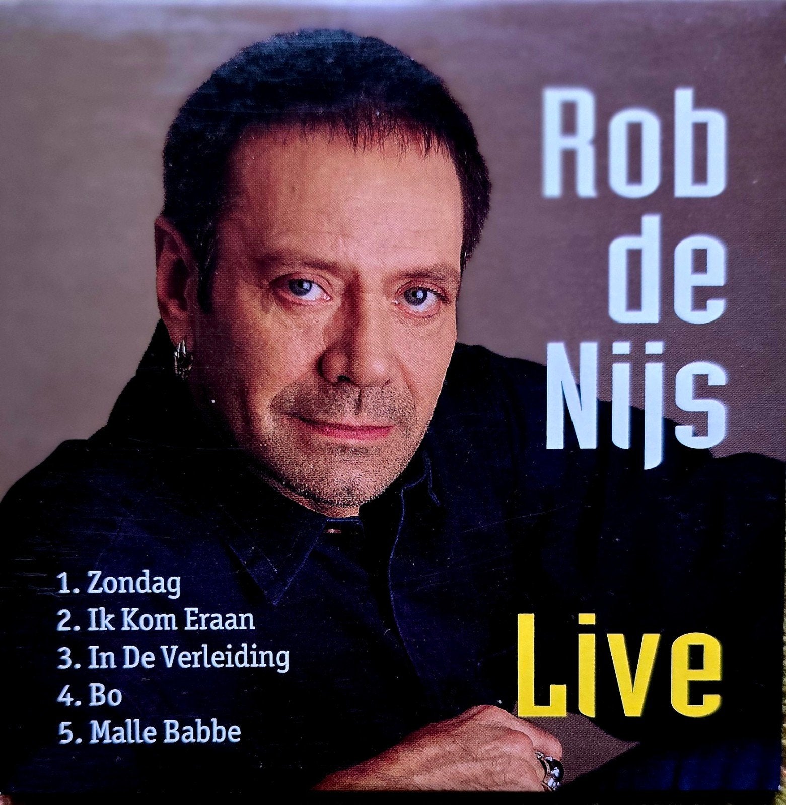 Rob de Nijs - Live (1996) 1 CD - Zeldzame Promotie CD, Ophalen of Verzenden, Live-album, Pop, Promo