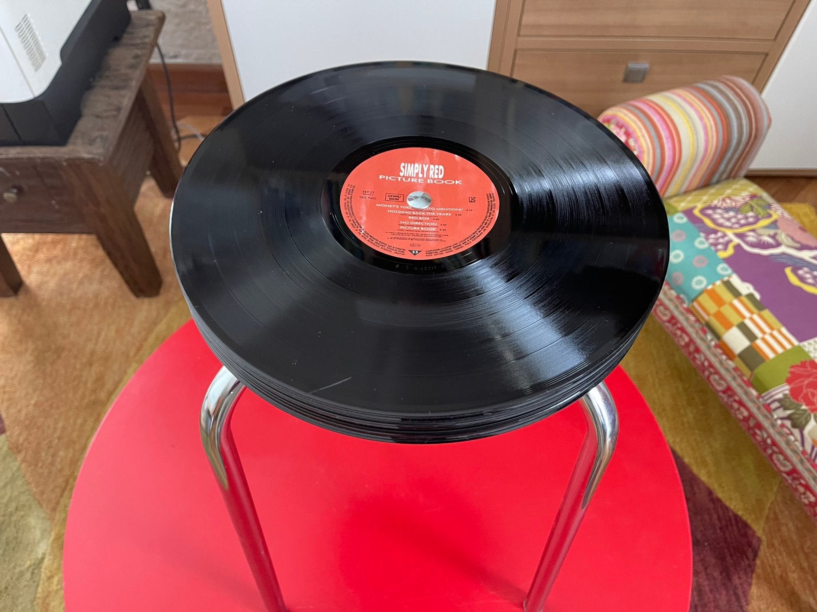 LP Vinyl Kruk Simply Red, Ophalen of Verzenden, Zo goed als nieuw, Kunststof