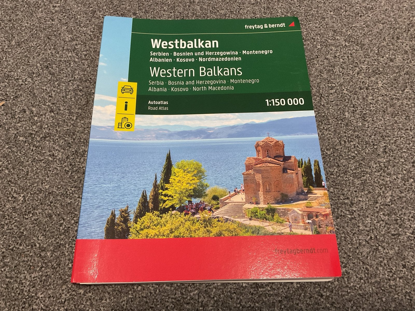 Freytag & Berndt wegenatlas Westbalkan 1:150.000, Overige merken, Europa, Ophalen of Verzenden, Zo goed als nieuw
